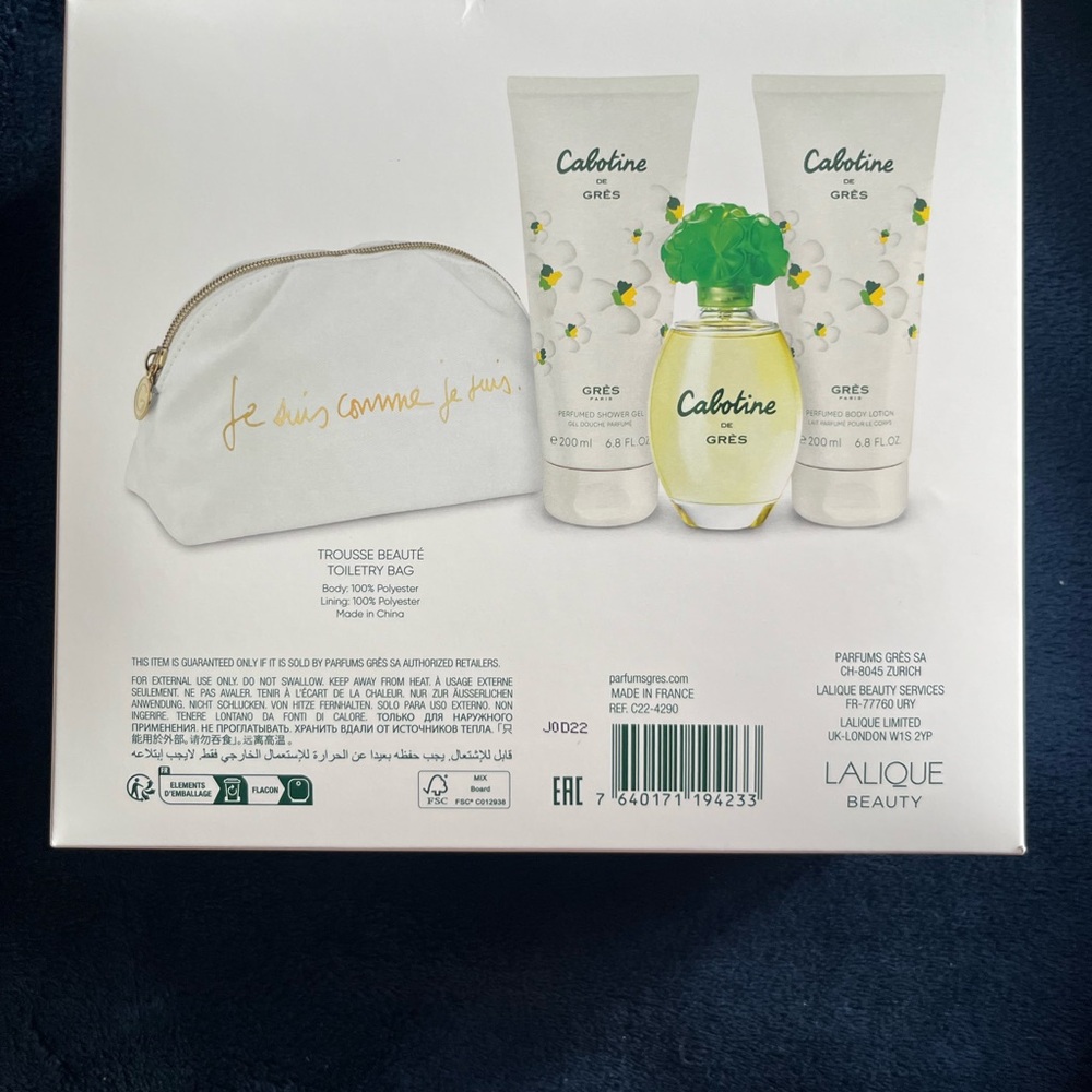 Cabotine by Body Wash Set - White and Green